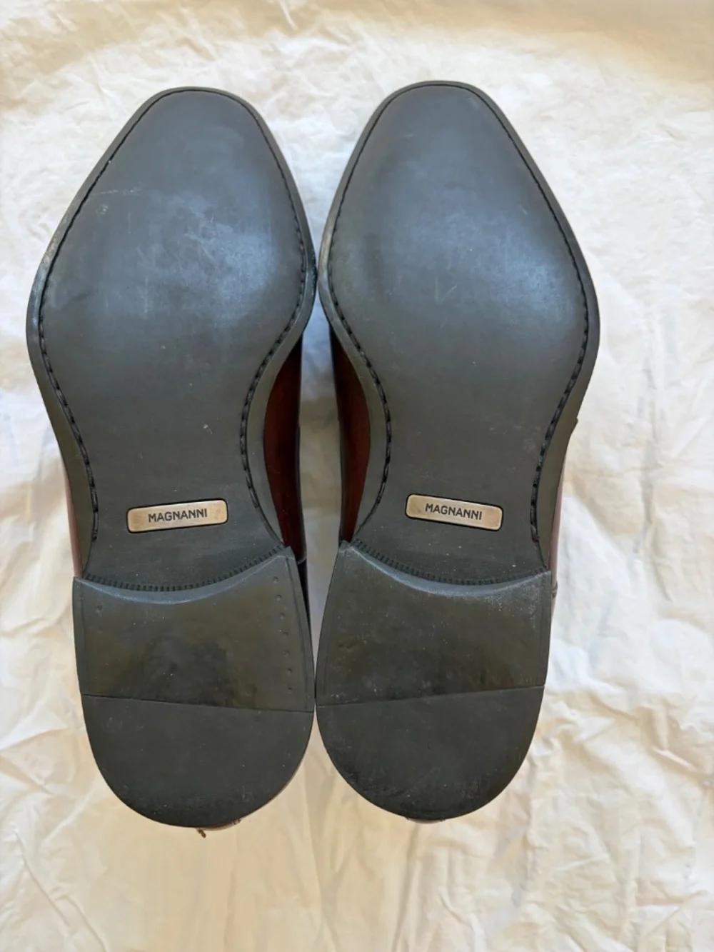 Magnanni Brown Monkstrap Shoes - Size 9